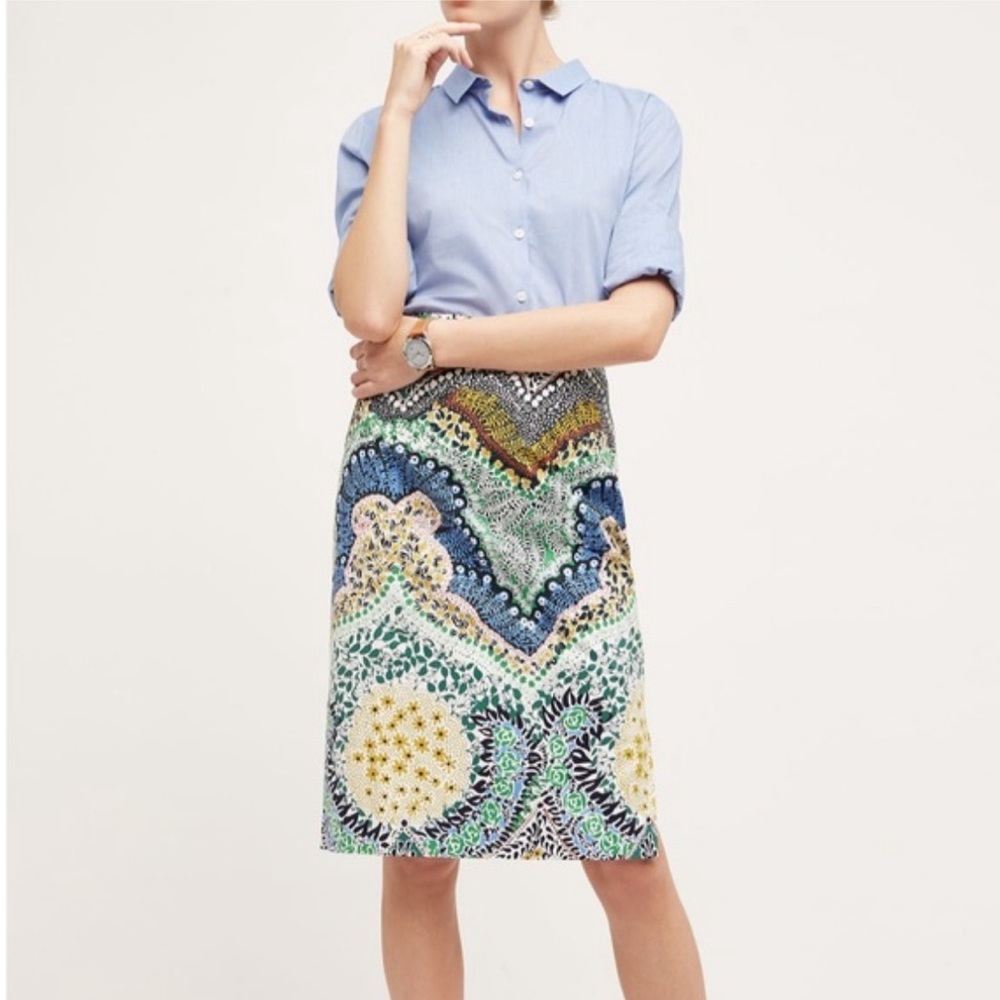 Moulinette Souers for Anthropologie Riverwood skirt